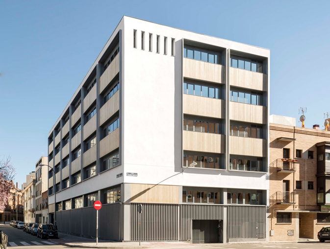 Nuevo Edificio Noreña, Madrid. Madera sostenible Accoya