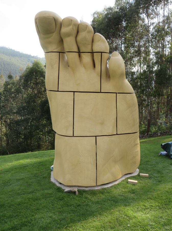 Escultura de pie Accoya® "Materoccón"