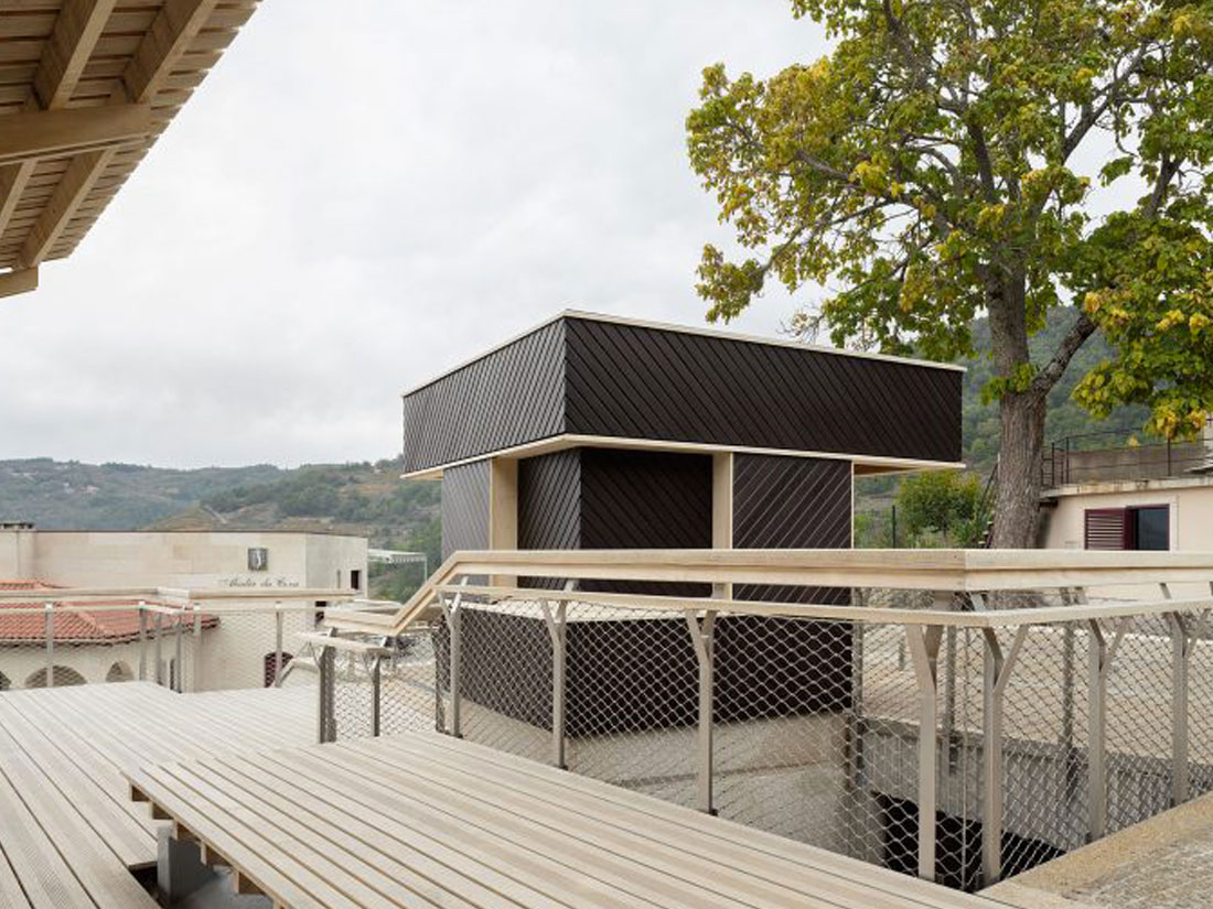 Grupo Gámiz, madera ACCOYA, proyecto Mirador Da Cova