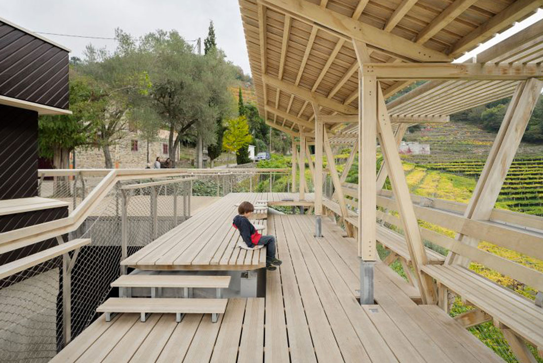 Grupo Gámiz, madera ACCOYA, proyecto Mirador Da Cova